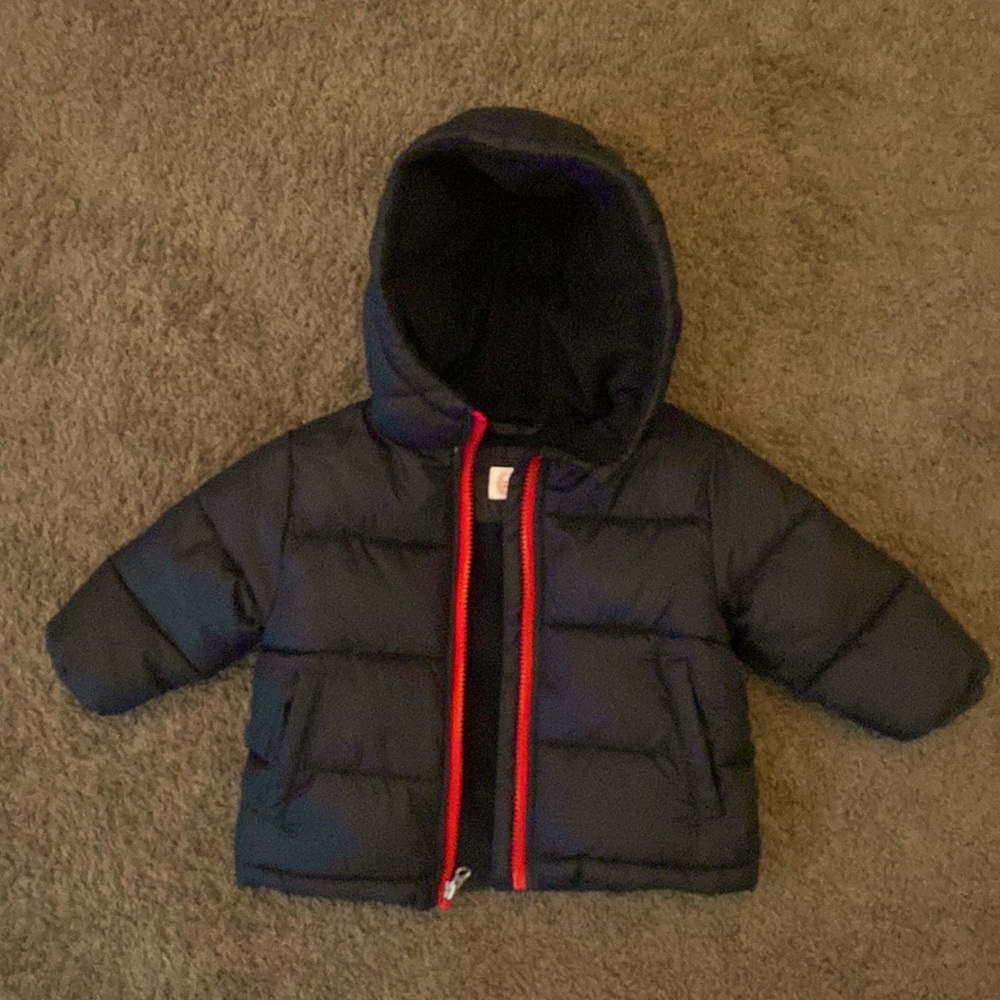 Puffer sweater , 12M.